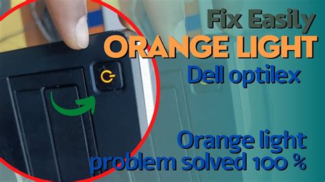 3 orange blinking lights dell.